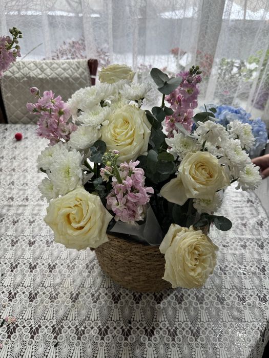 Цветы свежые отдам дешева