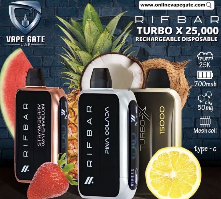 Vape Riffbar 25000K Puffs Unic in romania  Nou