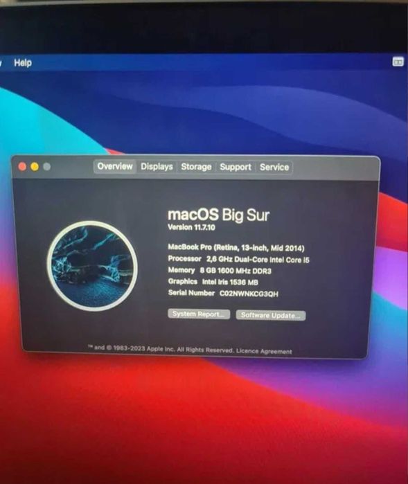 Apple Mac Pro Ecran 13 inch