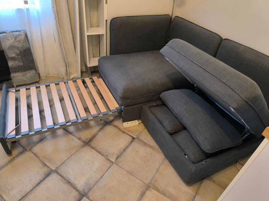 Модулен ъглов диван,опция сън,сваляеми калъфи