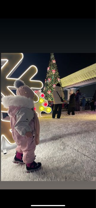 комбинезон зимний детский