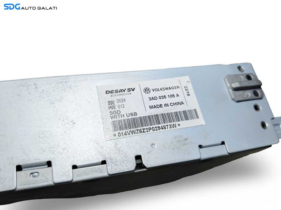 Unitate Radio CD RCN210 USB AUX CARD Volkswagen Touran 1T1 1T2 2003 - 2010 Cod 3AD035185A [LS0551]