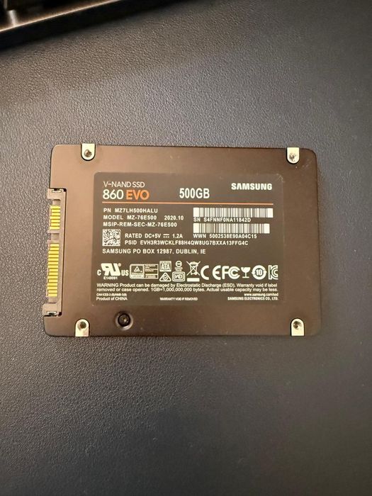 SSD диск Samsung 860 EVO 500GB