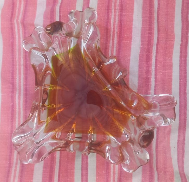 Продаётся Новая пепельница (богемское стекло, коричневая)
длина 16