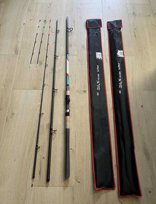 Set complet pescuit la feeder Lansete, mulinete si accesorii