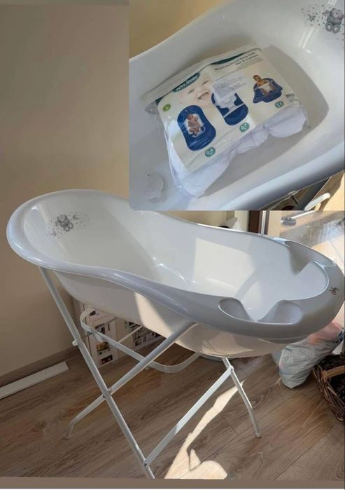 Комплект Вана, стойка и подложка за къпане