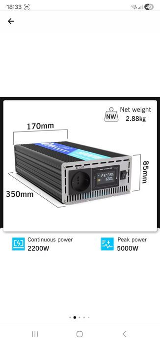 Invertor 24 V nou nouț