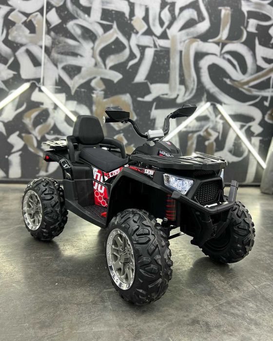 Детский квадроцикл SharX 12V, 4WD, пульт, Bluetooth, музыка