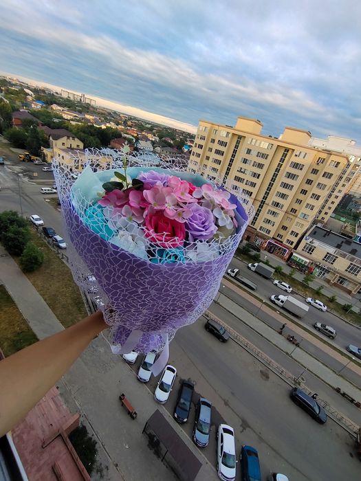 Ароматные мыльные розы