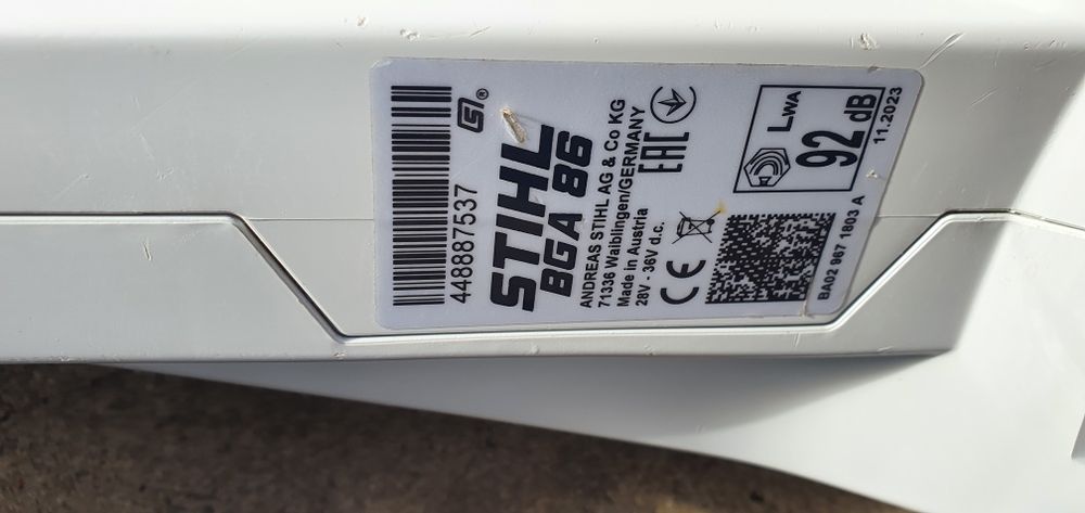 Suflanta stihl BGA.86.