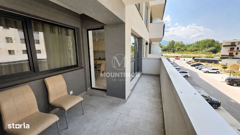 Studio spatios 42,67 mp + balcon 9 mp, Etaj 2 | Parcare subterană