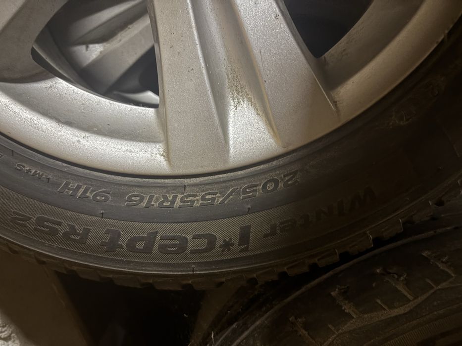 jante bmw r16 cu cauciuri bune de iarna