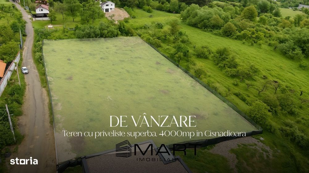 Teren intravilan 4000mp Cisnadioara str. Ciresilor