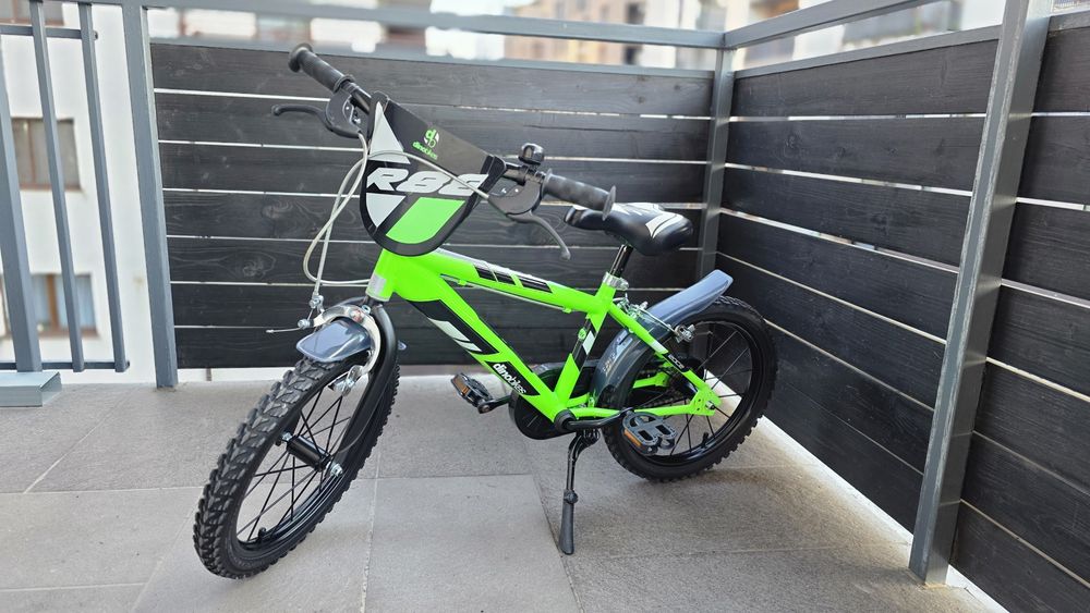 Bicicletă copii Dino Bikes 16" cu roți ajutătoare