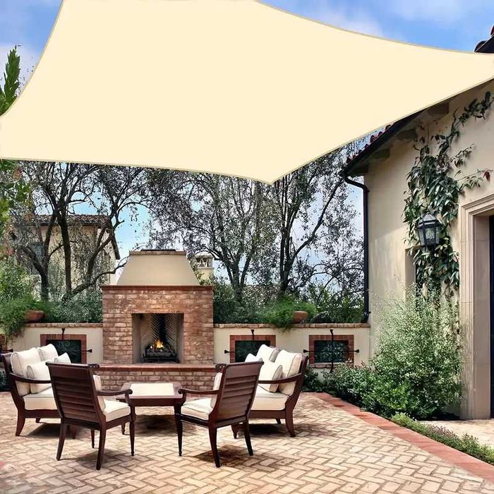 Водонепромокаема Тента, Водоустойчива UV сенник, подсилено платнище