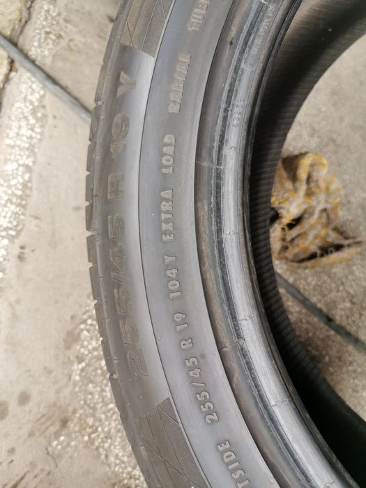 255 45 19 pirelli и continental по 2бр