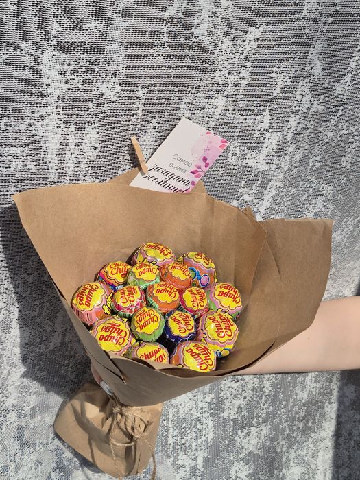 Букет из чупа-чупсов | Сладкий подарок