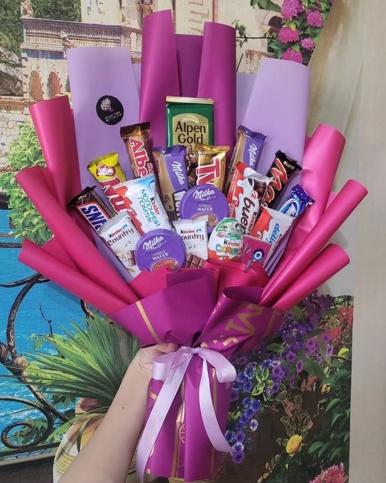 Букет из конфет от 8000тг