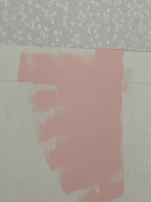 Продам 7 кг розовой краски для стен