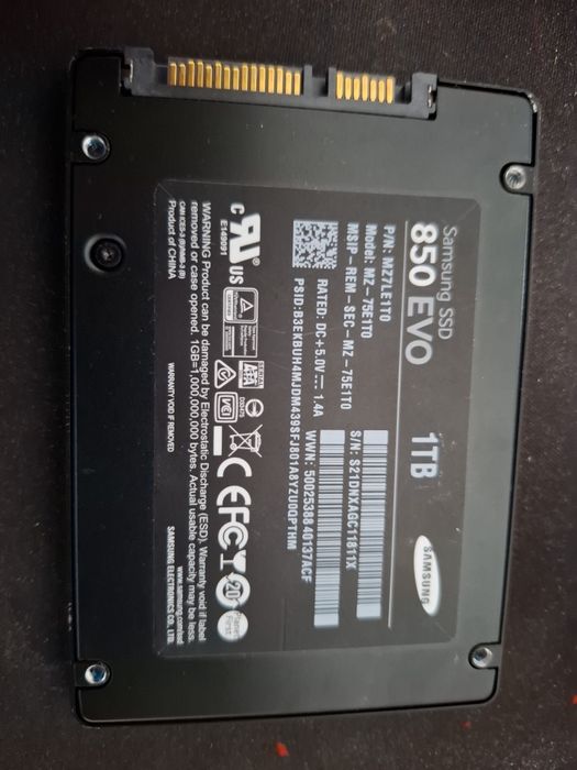 Ssd samsung 1tb.