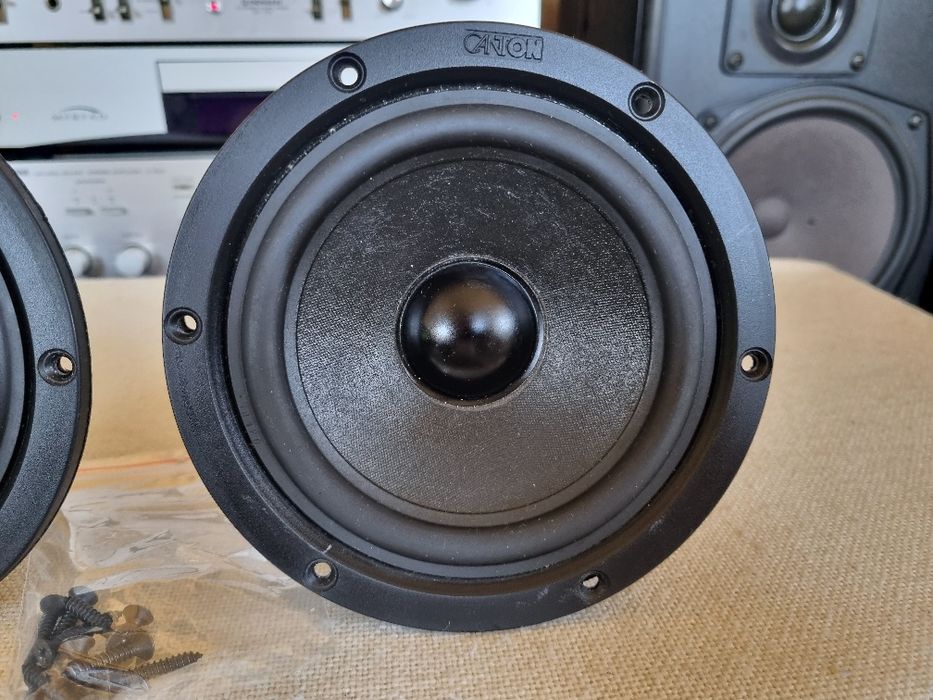 Set Difuzoare Mid/Bass Canton. 5 ohms, 40 watts, 15,4 cm. Impecabile