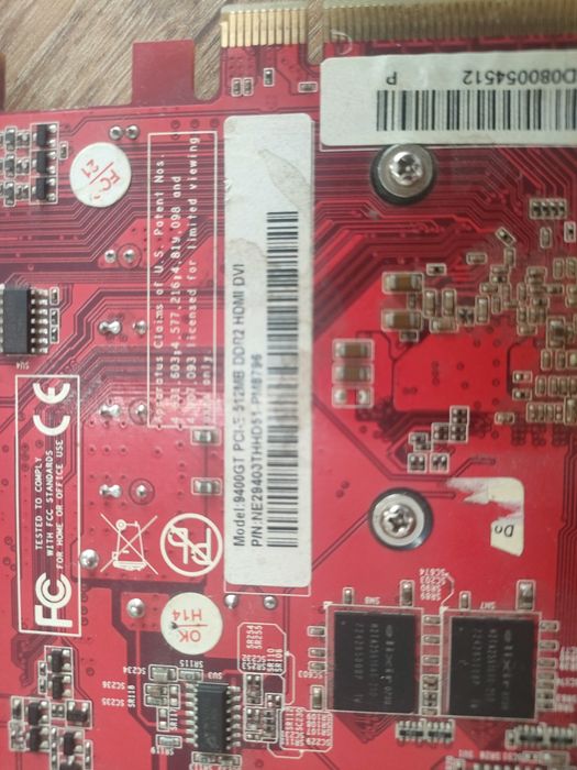 Продам видеокарту Nvidia geforse 9400gt