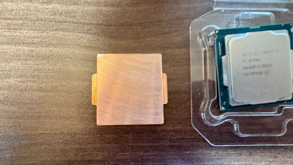 Procesor i7 8700k + kit delid complet + IHS cupru