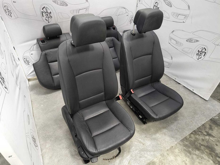 Set Interior Scaune Piele și Banchetă BMW Seria 5 F10 F11 2010 / 2010-2017 / Cod OEM 52107230648 (5C2)