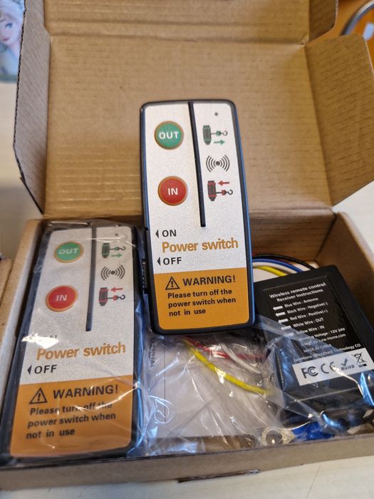 Telecomenzi troliu fara fir Wireless  12V/24v 50M