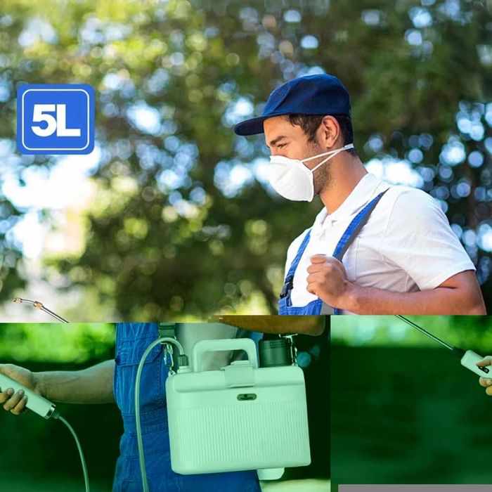 Електрическа градинска пръскачка с батерия 2200 Mah, налягане, 5L