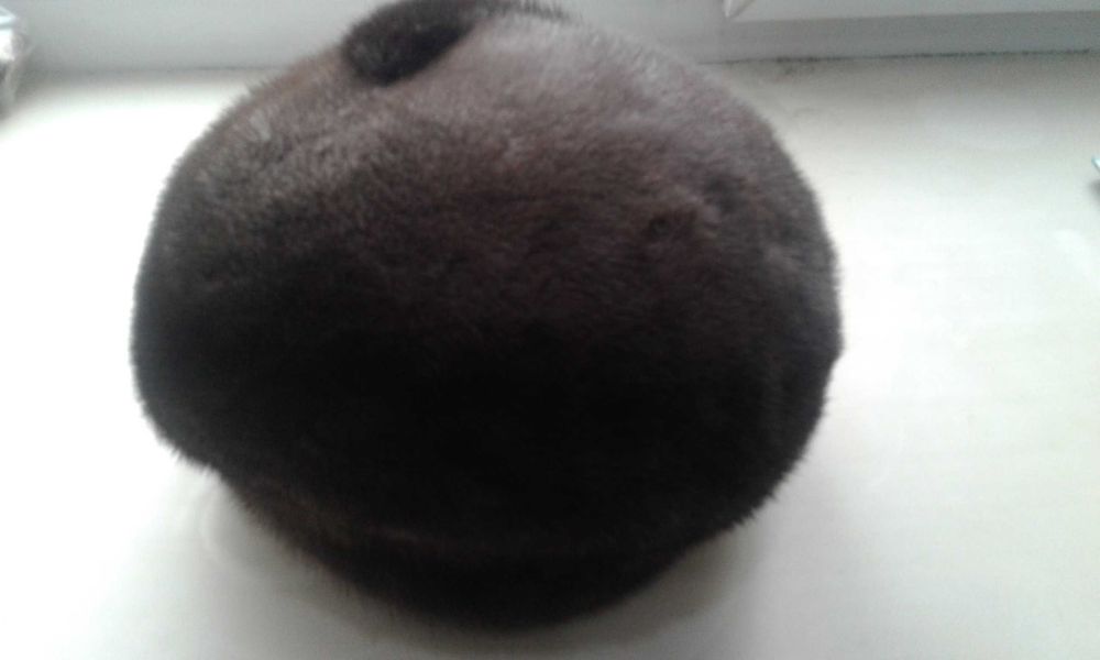 шапка зимняя .норка.