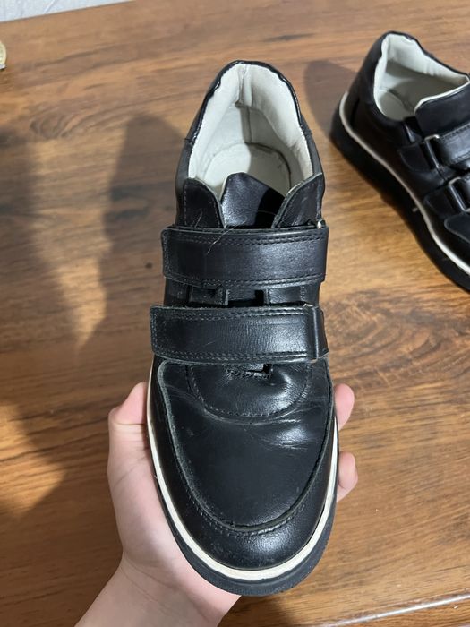 Кроссовки натур кожа