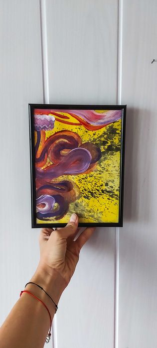 Tablou pictat acril pe panza