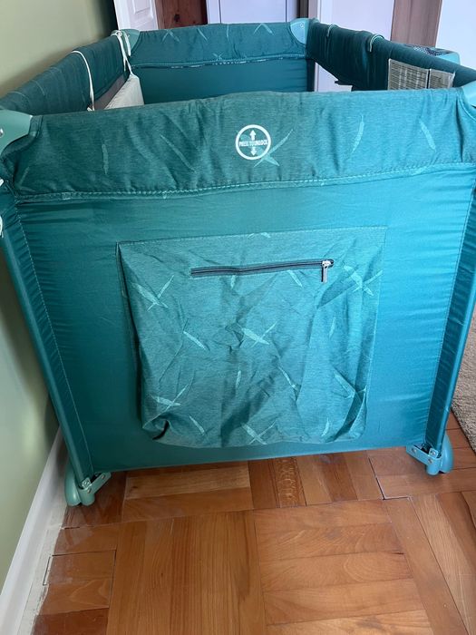 Детска кошарка - зелена + матрак
