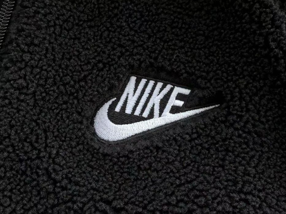 Geacă Nike Big Swoosh Fleece Reversible Premium Jachetă Cu 2 Fețe