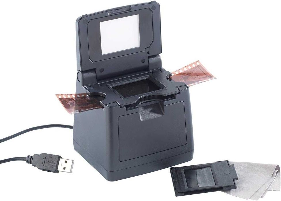 2в1 USB скенер за диапозитиви и негативи (35mm) Somikon,дигитализиране