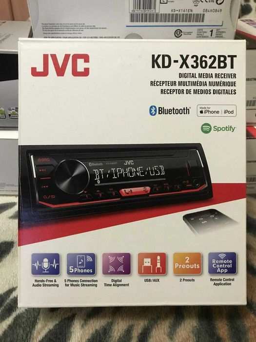 Магнитолы JVC, Kenwood