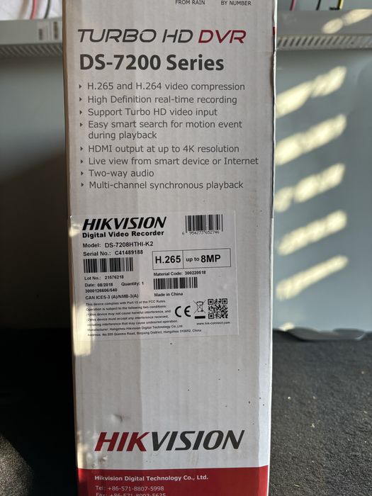 DVR Hikvision 8 canale