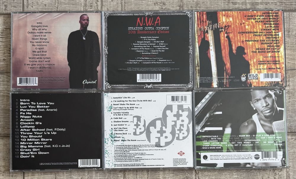 Pachet 1 - Lot 24 cd-uri rap/hip hop