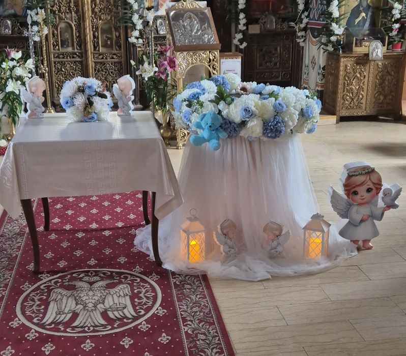 Decor cristelnita si biserica pentru botez