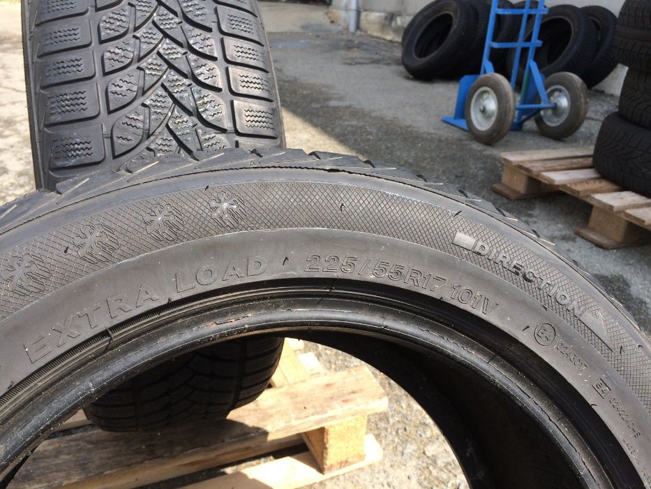 225/55/17 Ласа ДОТ 2011 г - 6,5 мм