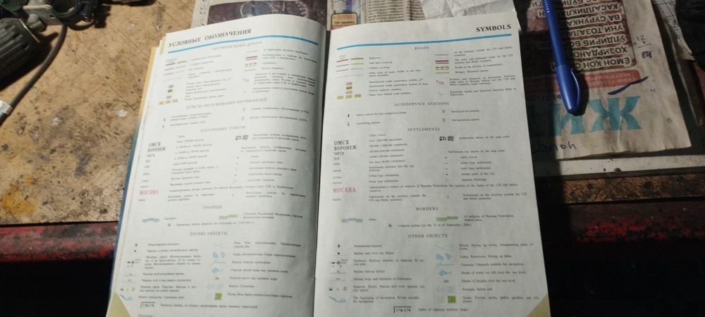 Атлас автомобильные дороги