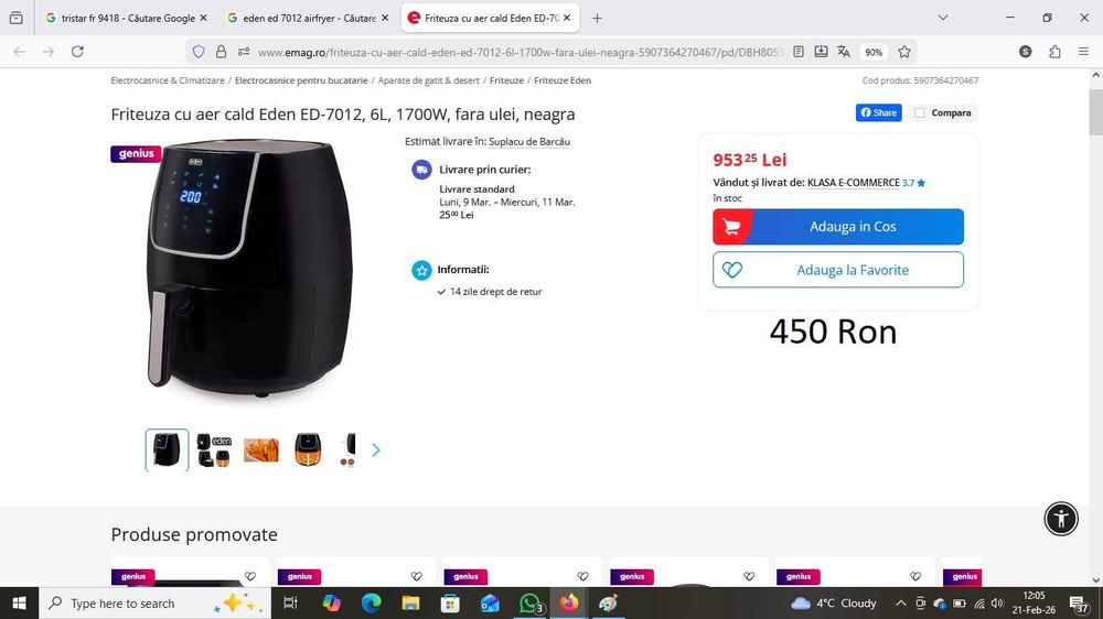 Air Fryer diferite modele