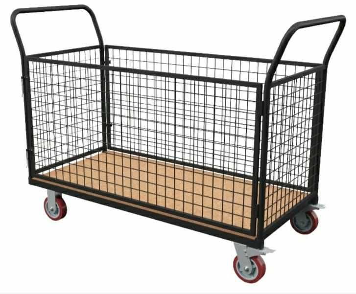 Платформенная сетчатая тележка