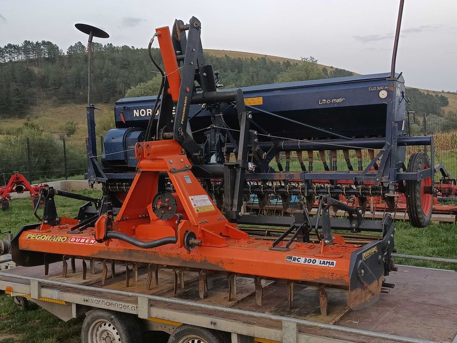 Freza, grapa rotativa, 3 m