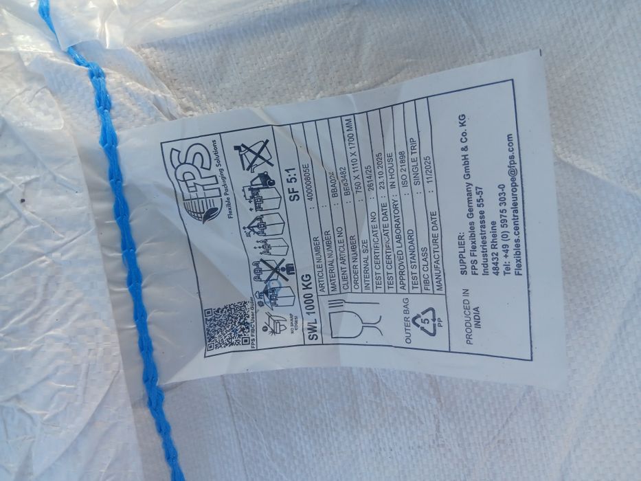 Saci big bag 1000 kg