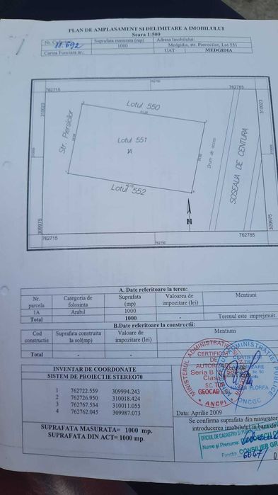 Vanzare teren Medgidia