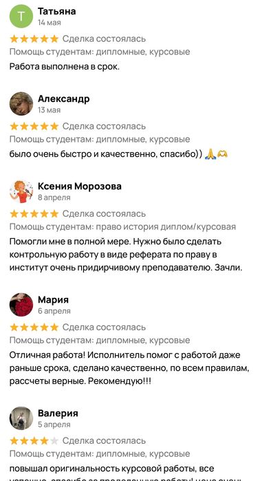 Помощь студентам: дипломные, курсовые работы