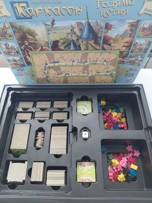 Забавна настолна игра Каркасон BIG BOX