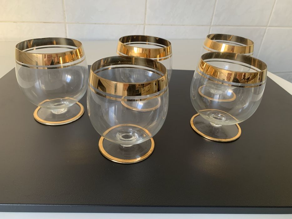 Vintage: pahare cognac Bohemia